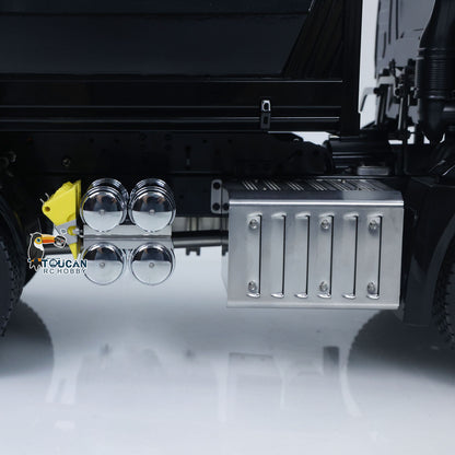 IN STOCK MDMODEL 3348 6x6 Metal Chassis 1/14 RC Hydraulic Dump Truck Remote Control Tipper 2Speed Gearbox Light Sound HotRC Radio RTR or PNP