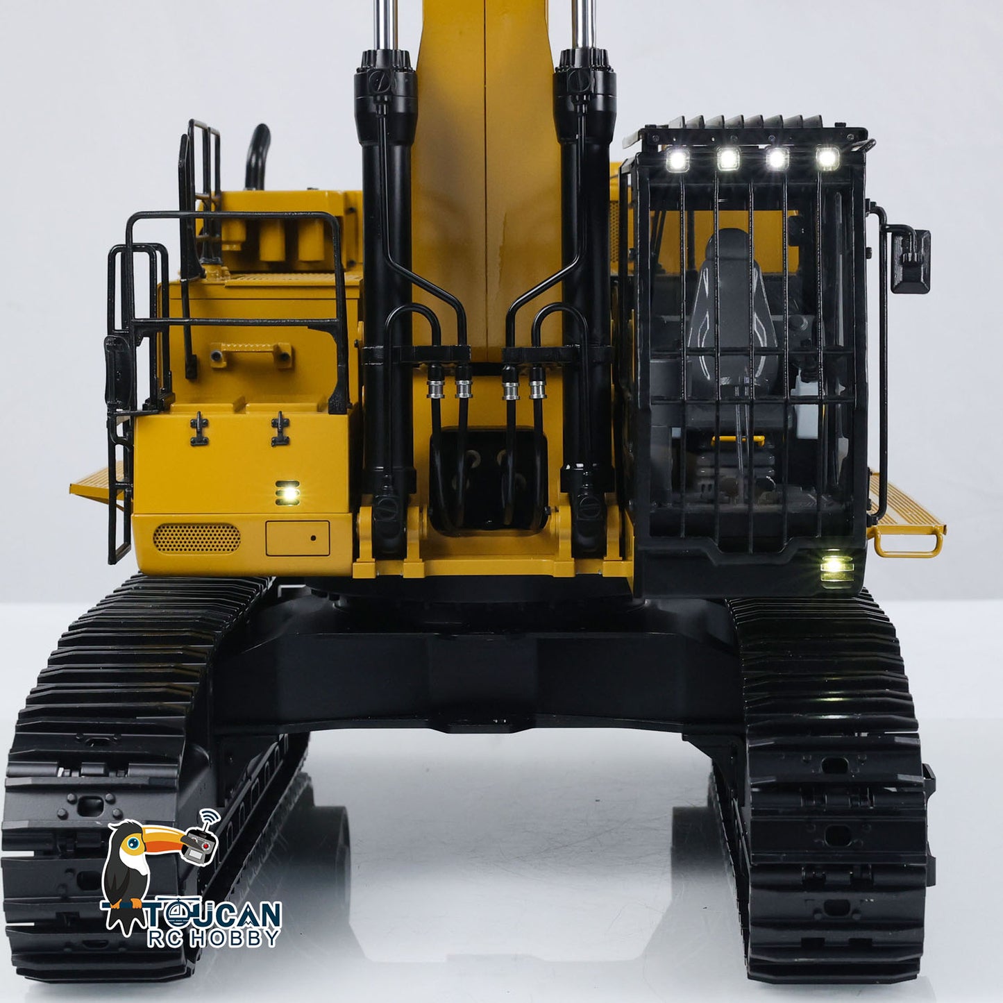 1/14 3 Arms 374F RC Hydraulic Excavator PL18EV Metal Digger Model