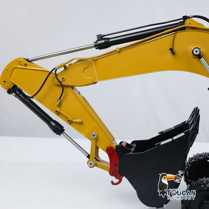1/14 3 Arms 374F RC Hydraulic Excavator PL18EV Metal Digger Model