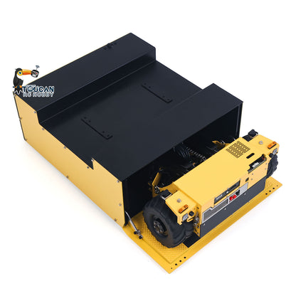 Super Frog Metal 1/14 Hydraulic Remote Control Foldable Forklift BM214 5 Valves Lights Sounds Frsky Radio Battery Storage Box