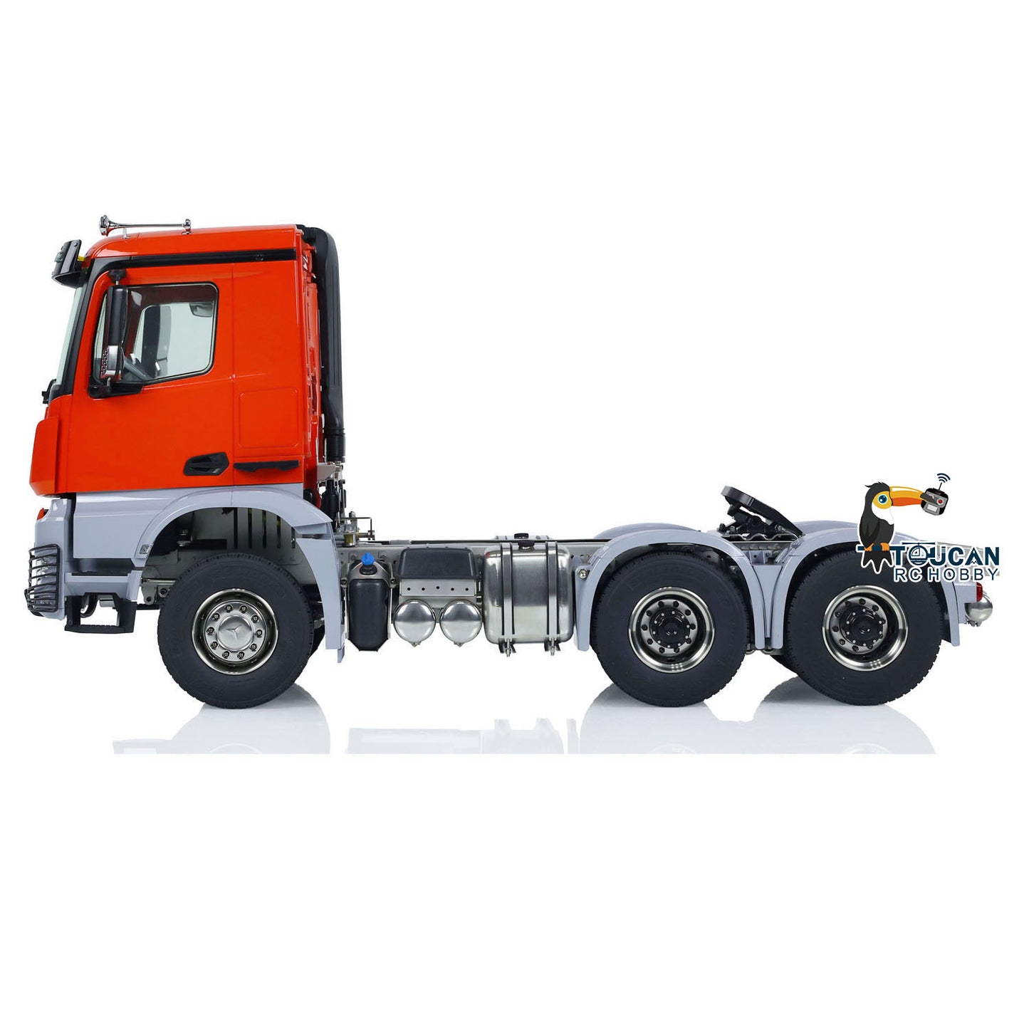 ScaleClub 1/14 6x6 RTR RC lackierter montierter Sattelzug mit Metallchassis K3363 Kabine