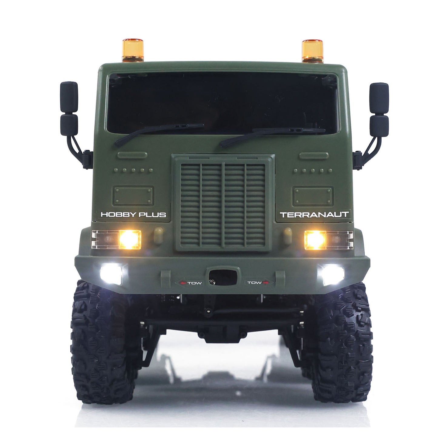 US Stock 1/18 Remote Control Military Truck 8X8 All Wheel Steering Electric RC Off Road Vehicle Model 2Speed Gearbox RTR Metal Chassis