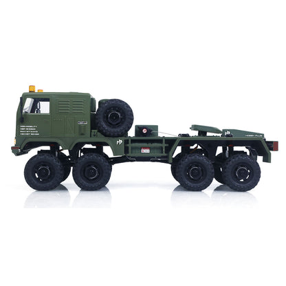 Fast Shipping 1/18 Remote Control Military Truck 8X8 All Wheel Steering Electric RC Off Road Vehicle Model 2Speed Gearbox RTR Metal Chassis