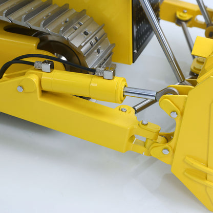 Metal 1/12 RC Hydraulic Bulldozer D155AX RTR Heavy Dozer Model 7 Way Valve 1.0L Oil Pump 5 Plows Radio Master TX15 Radio Battery