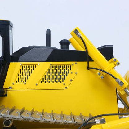 Metal 1/12 RC Hydraulic Bulldozer D155AX RTR Heavy Dozer Model 7 Way Valve 1.0L Oil Pump 5 Plows Radio Master TX15 Radio Battery