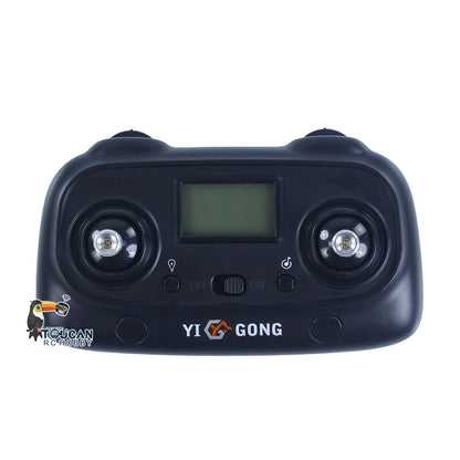 LR636 1/50 RC Tracked Loader Electric Lifting Radio Control Model Vehicle Metal Openable Bucket Tracks Ripper Soil Loosening Hook