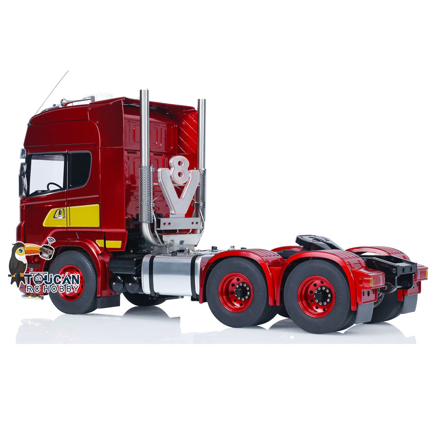 Camion tracteur télécommandé LESU 1/14 6x6 RTR avec cabine 802