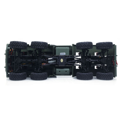 US Stock 1/18 Remote Control Military Truck 8X8 All Wheel Steering Electric RC Off Road Vehicle Model 2Speed Gearbox RTR Metal Chassis