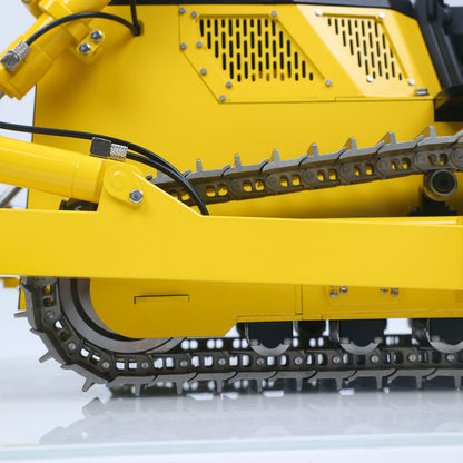 Metal 1/12 RC Hydraulic Bulldozer D155AX RTR Heavy Dozer Model 7 Way Valve 1.0L Oil Pump 5 Plows Radio Master TX15 Radio Battery
