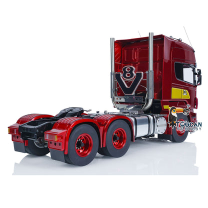 IN STOCK LESU 1/14 6x6 RTR RC Tractor Truck With 802 Cabin