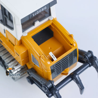 1:50 RC Electric Lifting Tracked Loader LR636 2.4G Construction Vehicle Metal Bucket Tracks Ripper RTR Model Light Sound Battery