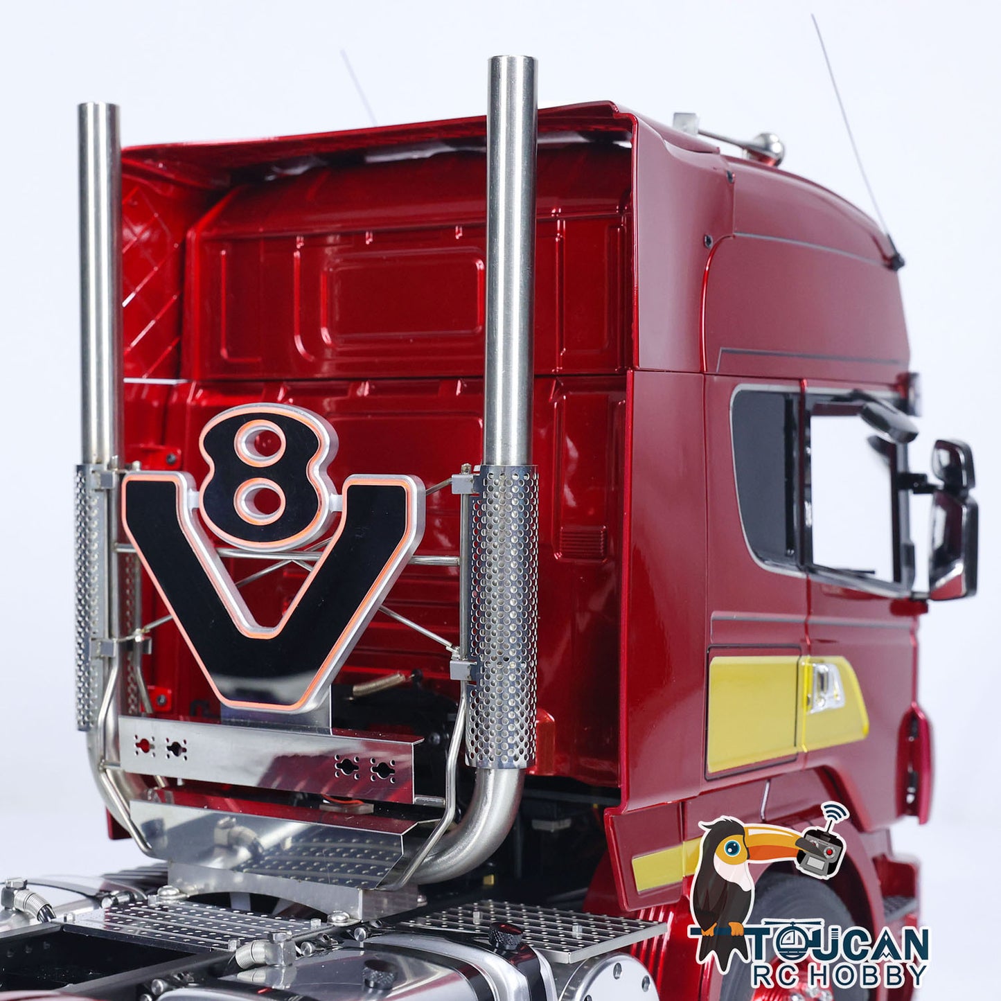 IN STOCK 1/14 6x6 RC Tractor Truck TOUCAN Metal Chassis Remote Control Cars Lights Sounds