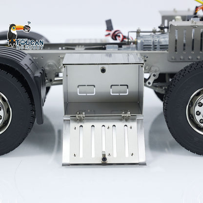 1/14 8x8 Metallchassis für RC Sattelzugmaschine 3363 Modell 3 Geschwindigkeiten Getriebe