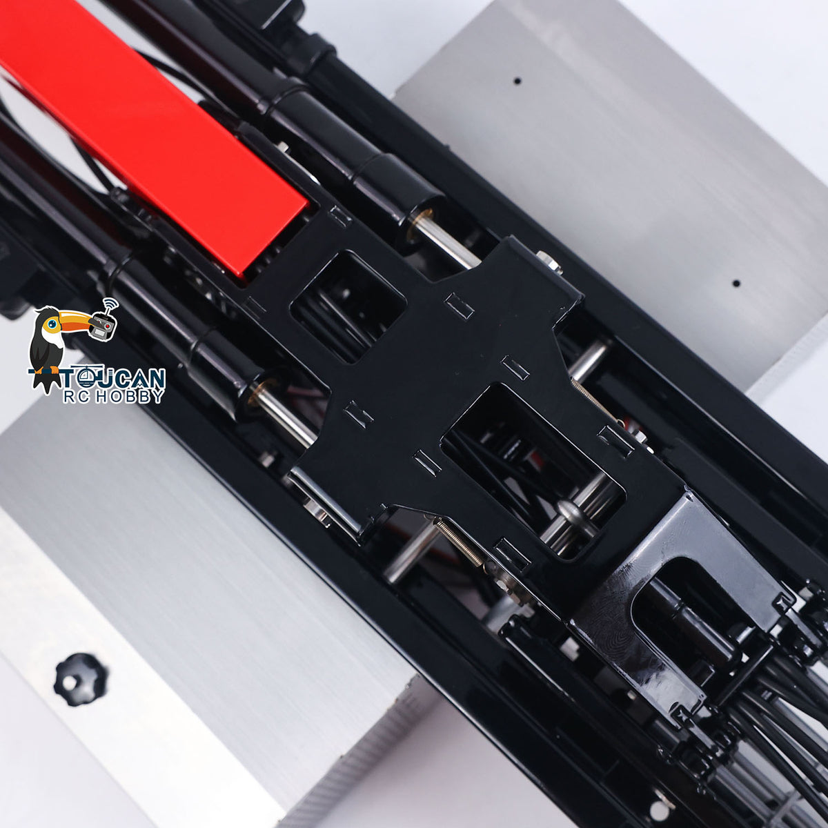 LESU Metal Roll On Off Dump Truck Frame Telescopic A0060 Foldable A0061 5-way Valves for 1/14 Remote Control Hydraulic Full Dumper No Chassis Rail