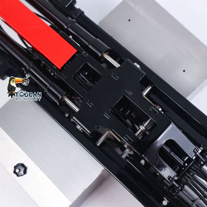 LESU Metal Roll On Off Dump Truck Frame Telescopic A0060 Foldable A0061 5-way Valves for 1/14 Remote Control Hydraulic Full Dumper No Chassis Rail