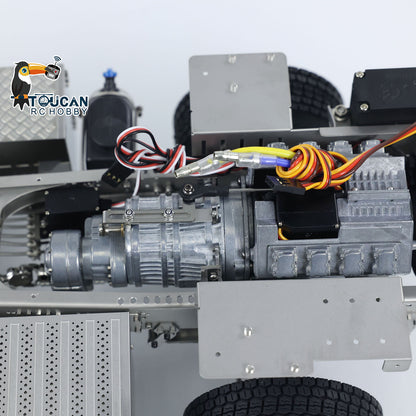 ScaleClub 1/14 10x10 Metallchassis für RC-Sattelzugmaschine 1851 Modell