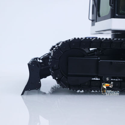 Metal 1/14 C308 Radio Control Hydraulic Excavator 4Valve RC Digger Engineering Vehicle Flysky ST8 Radio Lights Battery Assembled