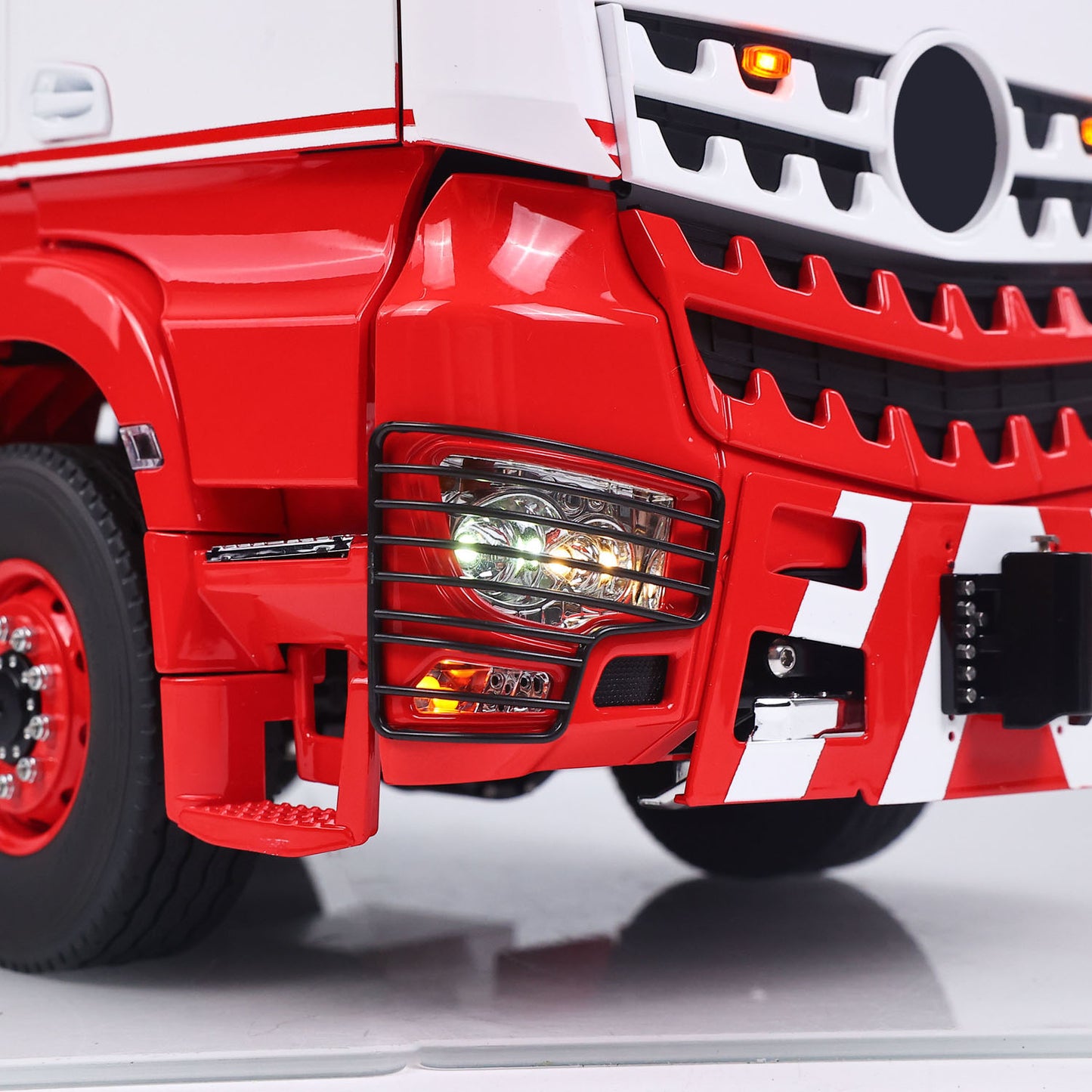 Camion tracteur télécommandé LESU 1/14 8x8 pour voiture télécommandée TAMIYA 3363