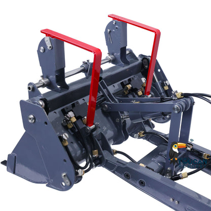 LESU 1/14 Chargeuse-pelleteuse hydraulique RC en métal AOUE BL71 Pelle électrique 2 en 1