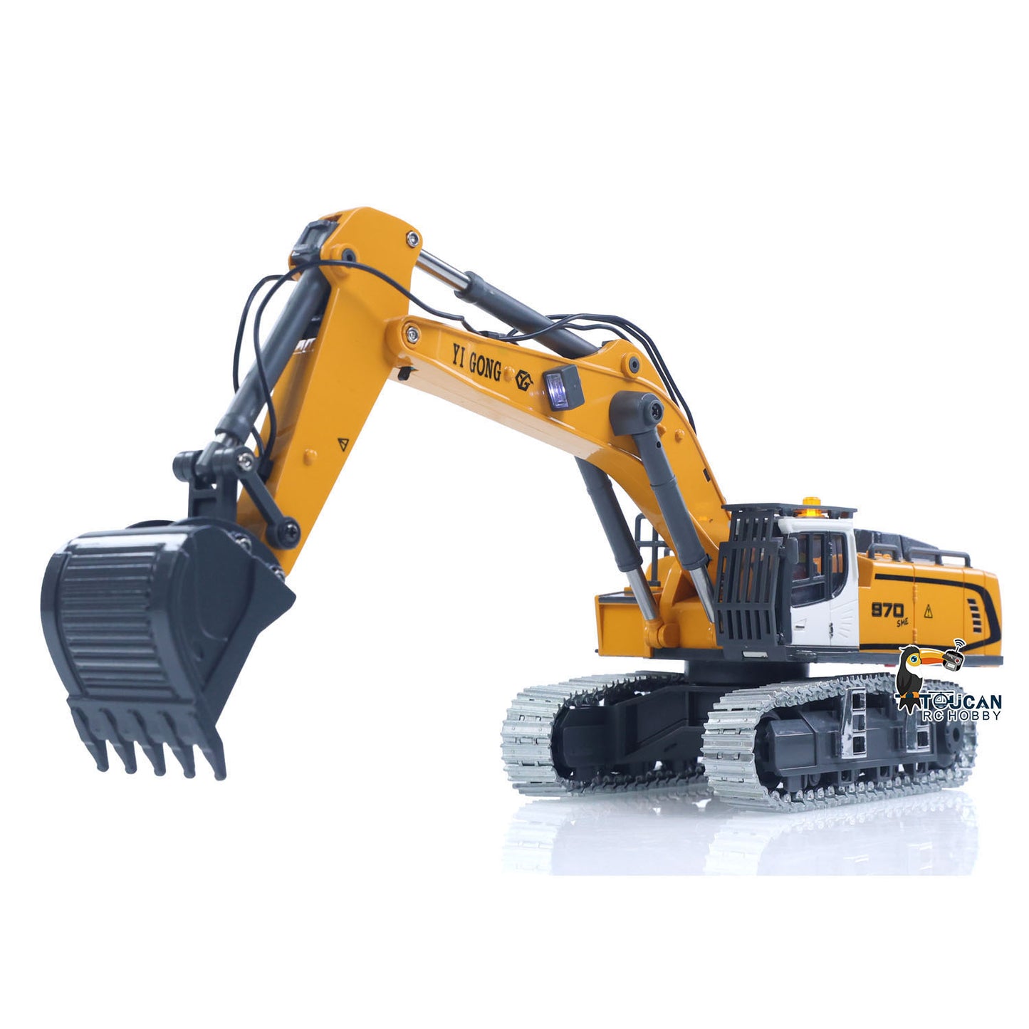 1/50 Electric Remote Control Excavator K970 LR636 PC520 RC Dump Truck Loader Model Lights Sounds Half Metal Desktop Level Gift