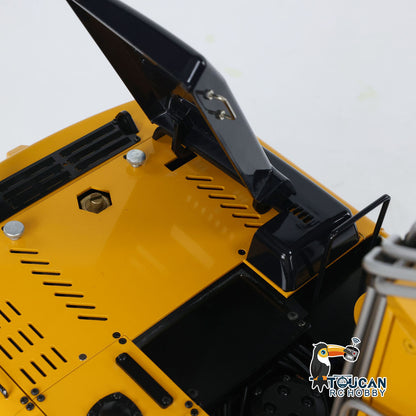 MTM 1/14 946-3 RC 3 Arme lackiert montiert Metall Hydraulische ARTR Raupenbagger Bagger mit Aufreißer Greifer Zweischalengreifer