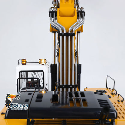 MTM 1/14 946-3 RC 3 Arms Painted Assembled Metal Hydraulic ARTR Tracked Excavator Digger With Ripper Grab Tiltable Bucket