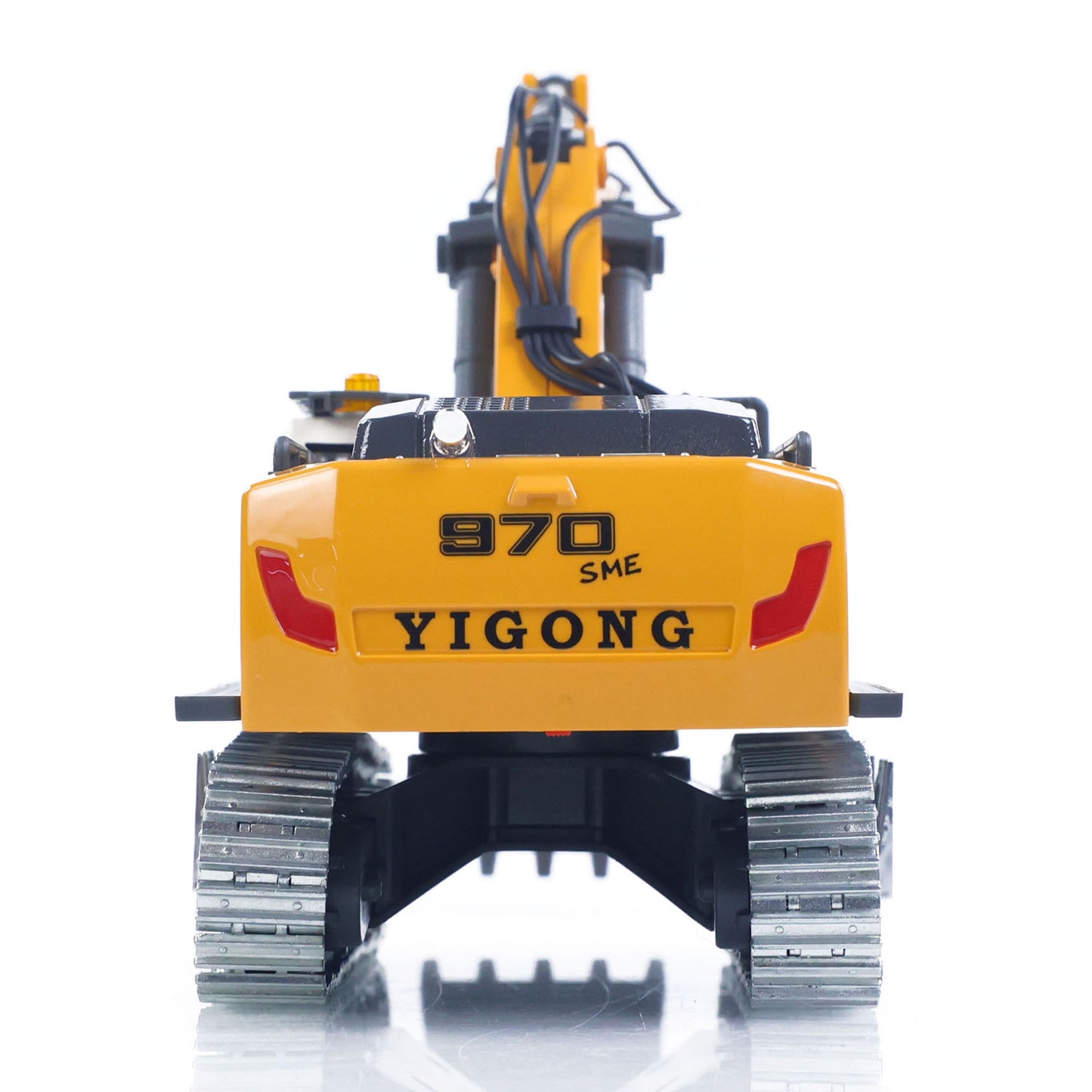 US STOCK 1/50 RC Excavator K970 Engineering Vehicle Remote Control Electric Lifting Digger Metal Bucket Tracks Light Sound RTR Battery