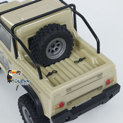 1/24 Mini voiture télécommandée à chenilles 4x4 4WD RC tout-terrain modèle de véhicules