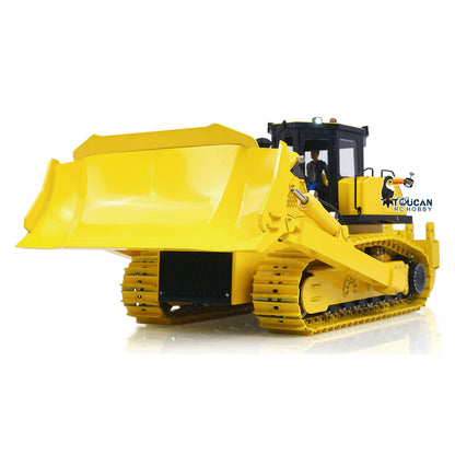 Fast Free Shipping for EU Metal 1/12 Remote Control Hydraulic Bulldozer D155AX RTR Heavy Dozer Model 7 Way Valve 3.0L Oil Pump 5 Plows Radio Master TX15 Radio Battery