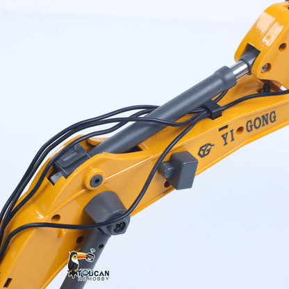 1/50 RC Excavator K970 Engineering Vehicle Remote Control Electric Lifting Digger Metal Bucket Tracks Light Sound RTR Battery