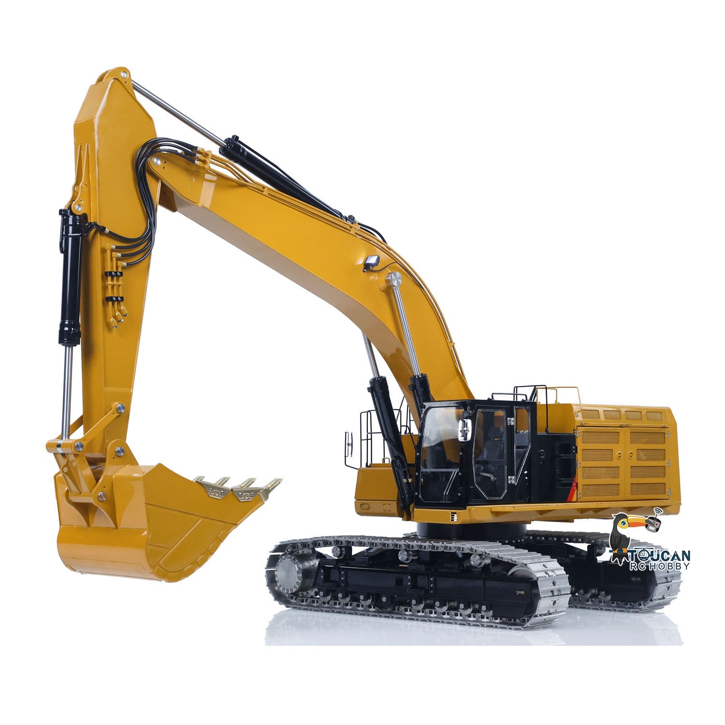 Finished LESU 1/14 Hydraulic RC Excavator 374 C374F Radio Controlled Digger Heavy Machine Construction Car PL18EV LITE Battery