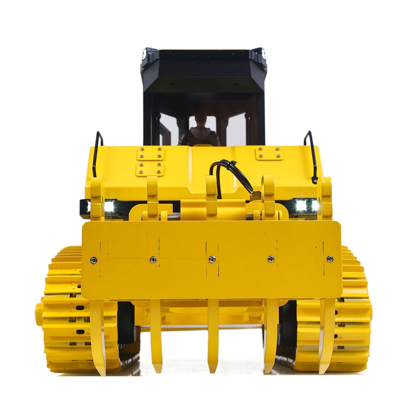ONLY ONE US Stock Metal 1/12 RC Hydraulic Bulldozer D155AX RTR Heavy Dozer Model 7 Way Valve 1.0L Oil Pump 5 Plows Radio Master TX15 Radio Battery