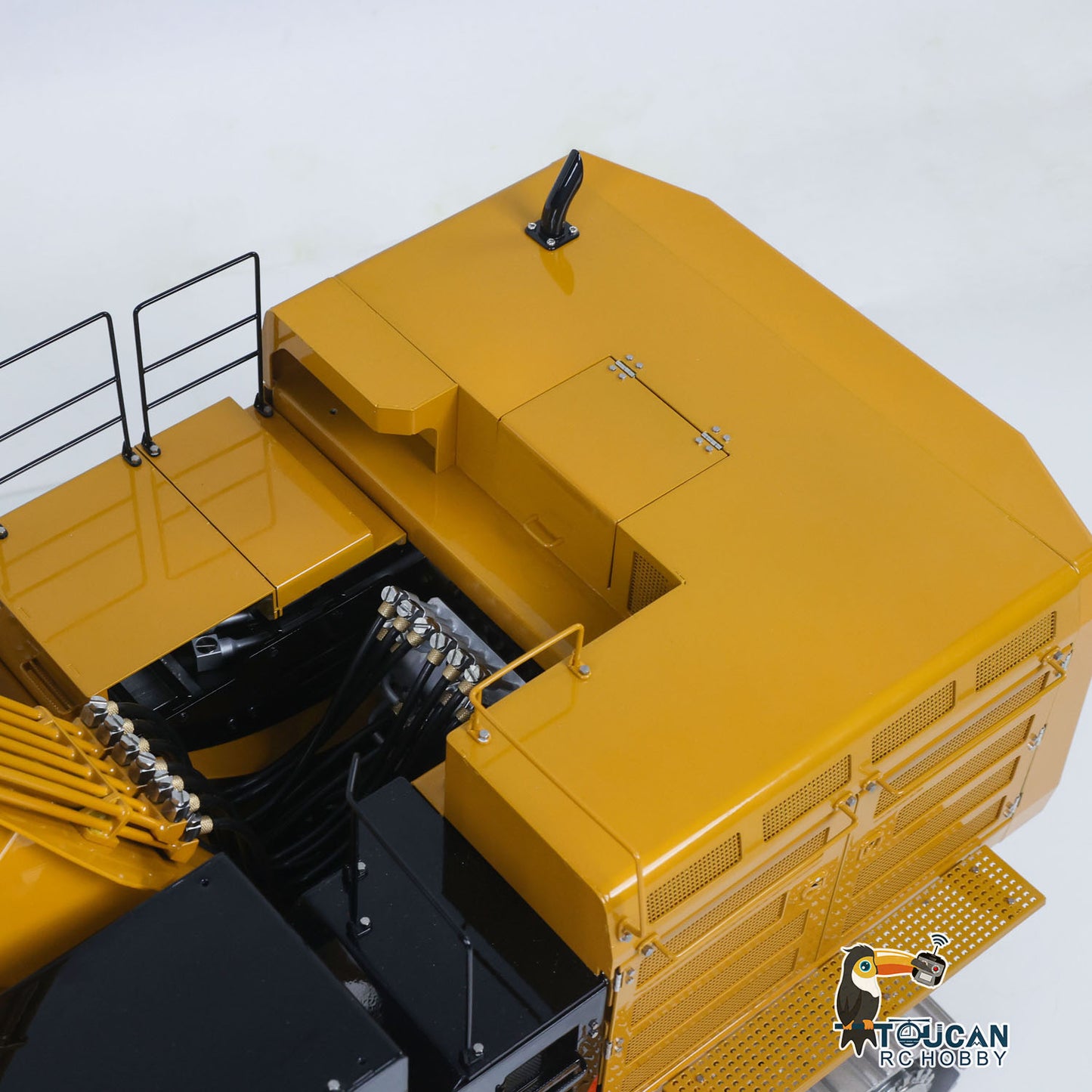 Finished LESU 1/14 Hydraulic RC Excavator 374 C374F Radio Controlled Digger Heavy Machine Construction Car PL18EV LITE Battery