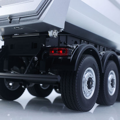US STOCK 26.1Inches KABOLITE 1/14 Metal Radio Control Semi Trailer Dumper Electric Lifting for RC Tractor Truck 770S Light Support Leg