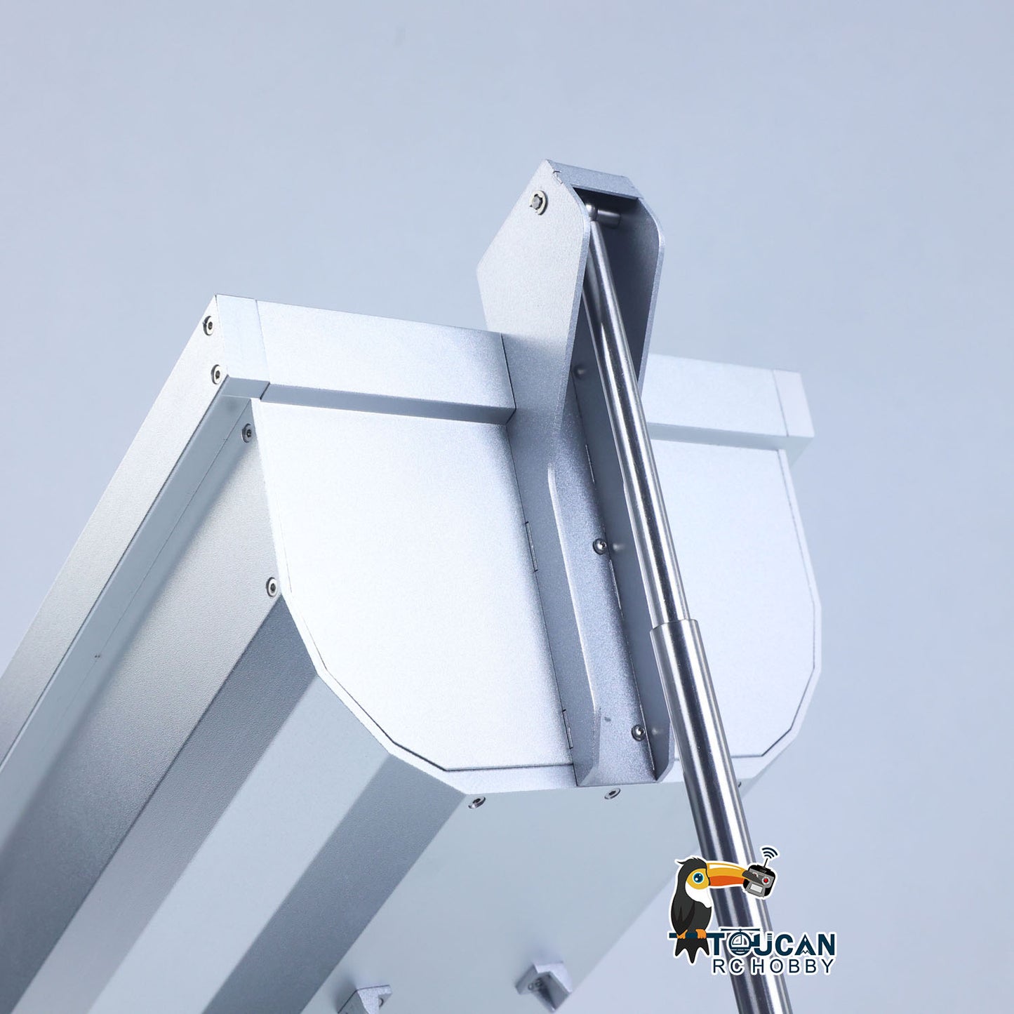 26.1Inches KABOLITE 1/14 Metal Radio Control Semi Trailer Dumper Electric Lifting for RC Tractor Truck SC 770S Light Support Leg