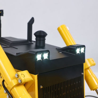 ONLY ONE US Stock Metal 1/12 RC Hydraulic Bulldozer D155AX RTR Heavy Dozer Model 7 Way Valve 1.0L Oil Pump 5 Plows Radio Master TX15 Radio Battery