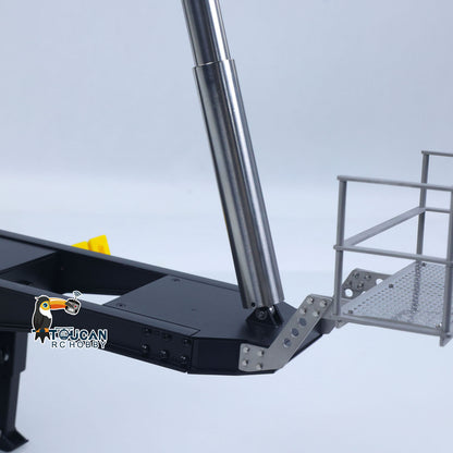 26.1Inches KABOLITE 1/14 Metal Radio Control Semi Trailer Dumper Electric Lifting for RC Tractor Truck SC 770S Light Support Leg