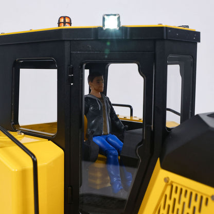 ONLY ONE US Stock Metal 1/12 RC Hydraulic Bulldozer D155AX RTR Heavy Dozer Model 7 Way Valve 1.0L Oil Pump 5 Plows Radio Master TX15 Radio Battery