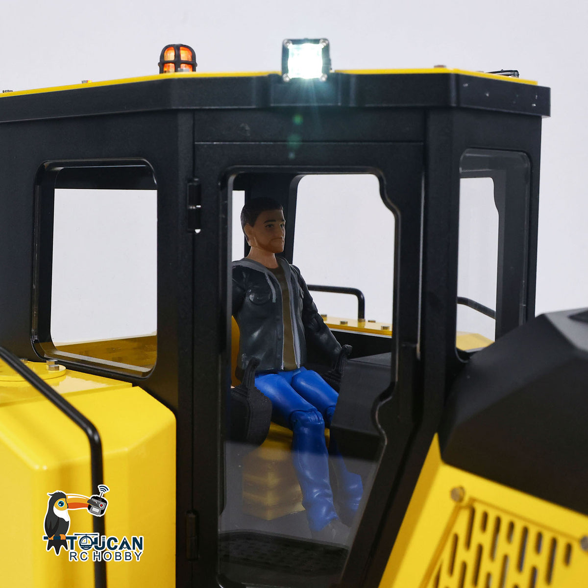 US Stock Metal 1/12 Remote Control Hydraulic Bulldozer D155AX RTR Heavy Dozer Model 7 Way Valve 3.0L Oil Pump 5 Plows Radio Master TX15 Radio Battery