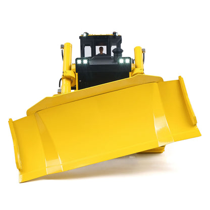 ONLY ONE US Stock Metal 1/12 RC Hydraulic Bulldozer D155AX RTR Heavy Dozer Model 7 Way Valve 1.0L Oil Pump 5 Plows Radio Master TX15 Radio Battery