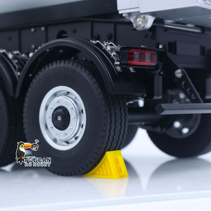 26.1Inches KABOLITE 1/14 Metal Radio Control Semi Trailer Dumper Electric Lifting for RC Tractor Truck SC 770S Light Support Leg