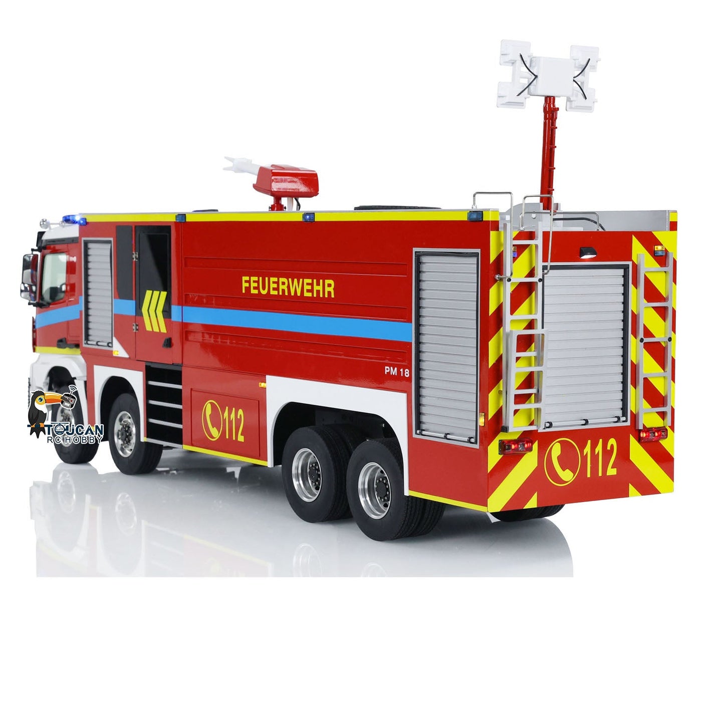 Camion de pompiers télécommandé 1/14 8x8