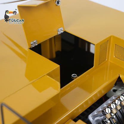 Finished LESU 1/14 Hydraulic RC Excavator 374 C374F Radio Controlled Digger Heavy Machine Construction Car PL18EV LITE Battery