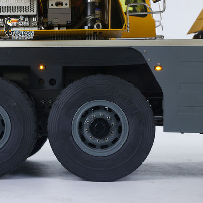 Eyewhale 1/14 All Terrain Remote Control Hydraulic Mobile Crane Truck D1050 Ready to Run FlySky PL18EV Sound Light System