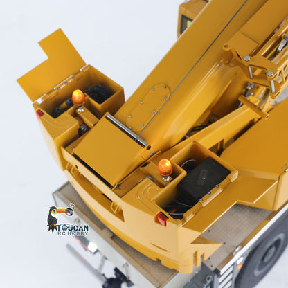 Eyewhale 1/14 All Terrain Remote Control Hydraulic Mobile Crane Truck D1050 Ready to Run FlySky PL18EV Sound Light System