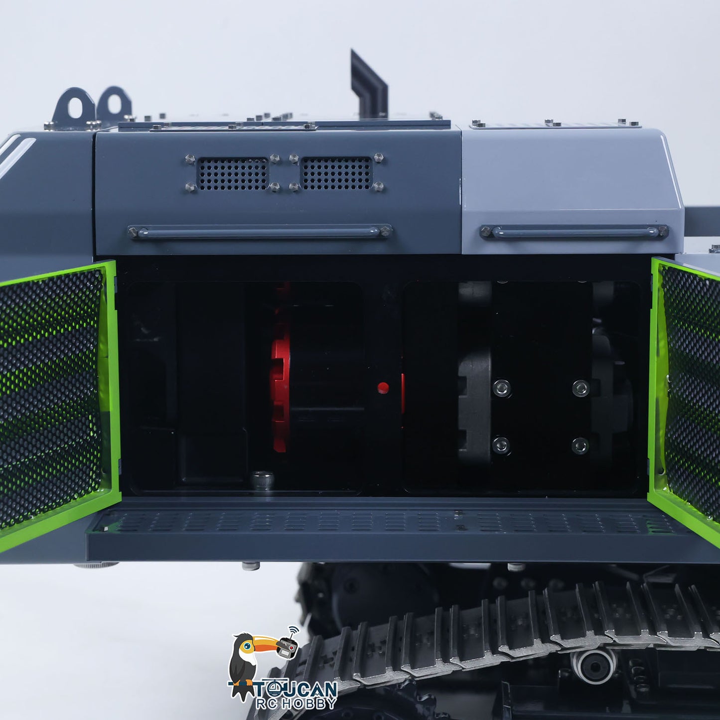 RTR 1/12 Remote Control Hydraulic Excavator 395F Heavy Duty Machine Metal 6CH Valves RC Digger Brushless Motor ESC Quick Coupler