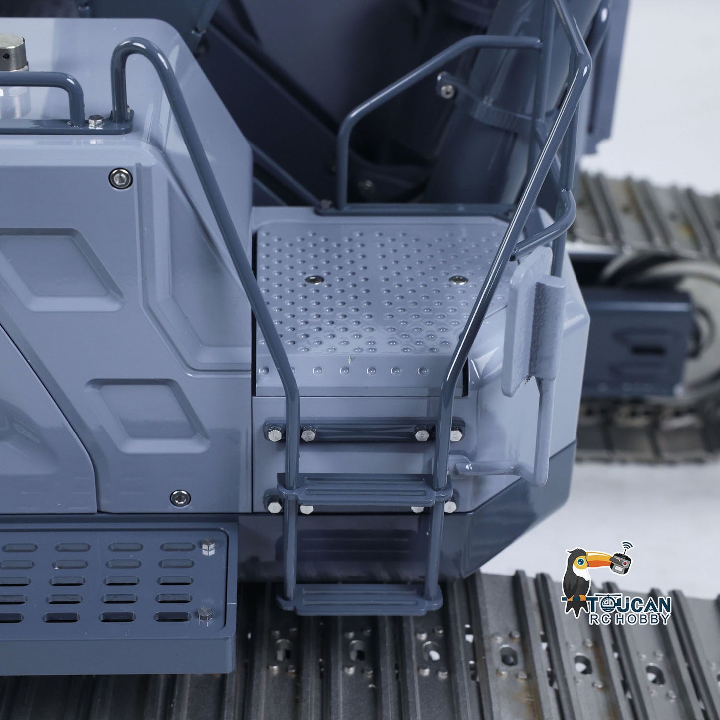 RTR 1/12 Remote Control Hydraulic Excavator 395F Heavy Duty Machine Metal 6CH Valves RC Digger Brushless Motor ESC Quick Coupler