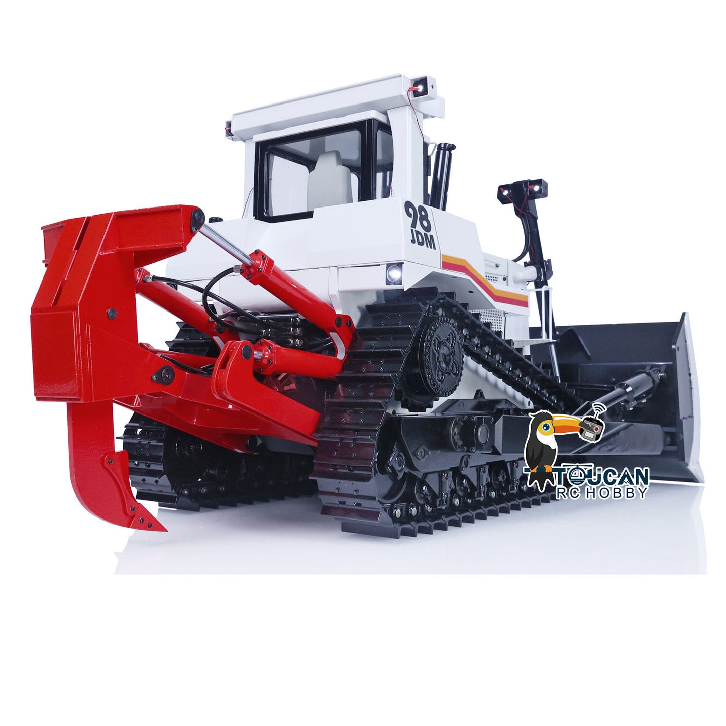 IN STOCK JDM-98 1/14 JDMODEL PNP DXR2 Metal Hydraulic RC Bulldozer