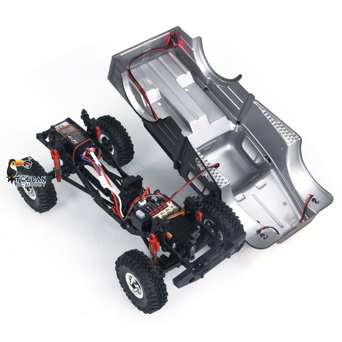 IN STOCK Hobby Plus 4WD 1/18 RC Rock Crawler Car 4x4 CR18 Electric RTR Off-road Vehicles