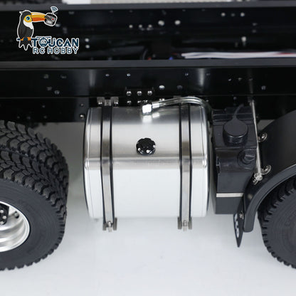 Metall 1/14 8x4 Lackiert Zusammengebaut PNP Hydraulische Flip-over-Abdeckung RC Truck Dumper Kipper Mit Licht Sound System